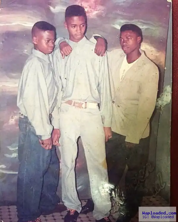 Basketmouth shares throwback photo